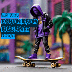 Conundrum Records Figurine